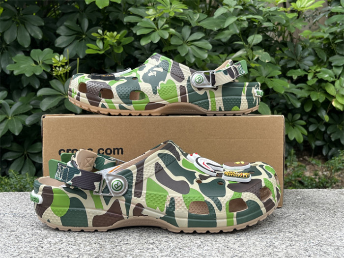 Bape  x C Classic clog Sandals-003