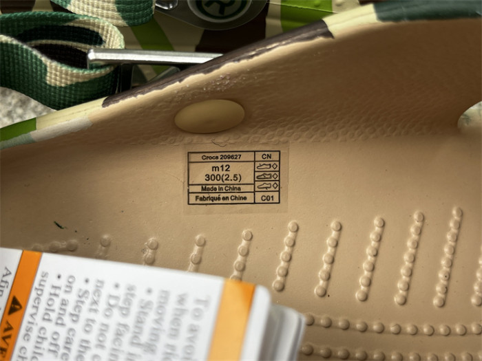 Bape  x C Classic clog Sandals-003