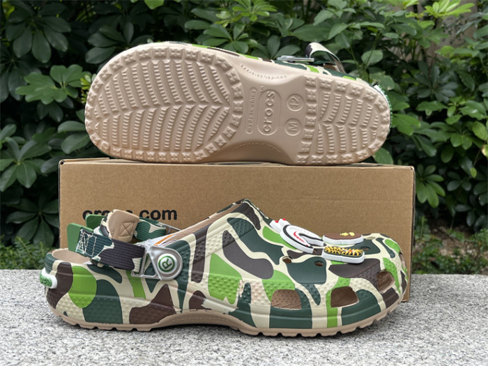 Bape  x C Classic clog Sandals-003