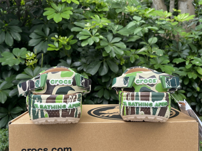 Bape  x C Classic clog Sandals-003