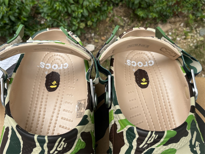 Bape  x C Classic clog Sandals-003