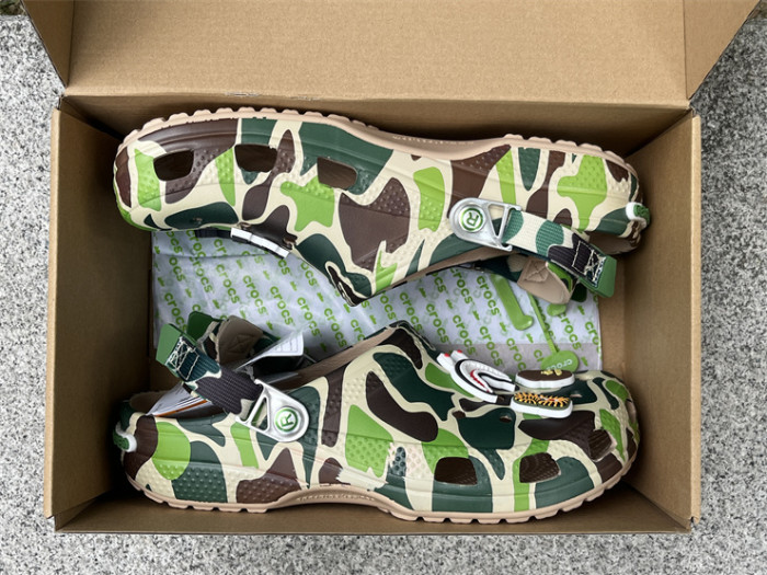 Bape  x C Classic clog Sandals-003