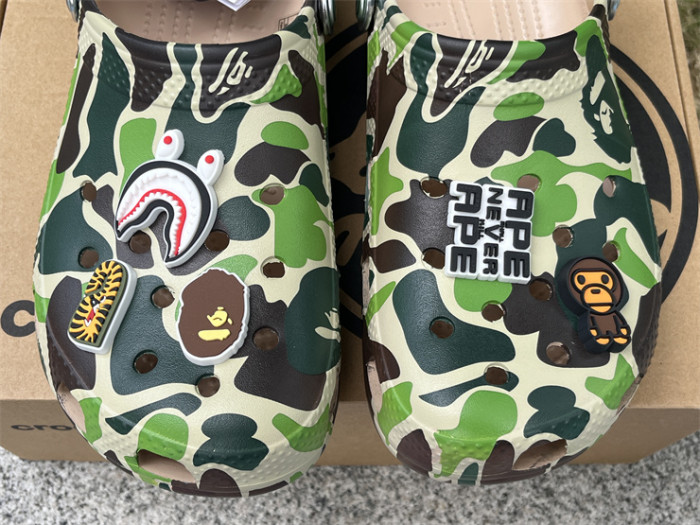 Bape  x C Classic clog Sandals-003