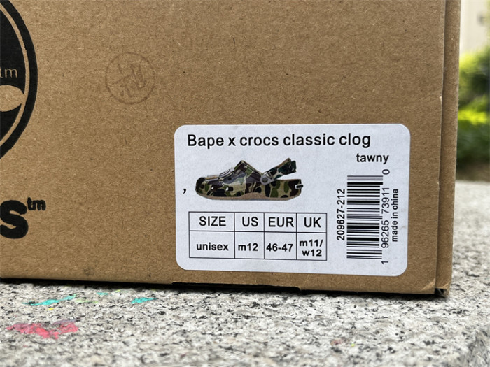 Bape  x C Classic clog Sandals-003