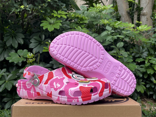 Bape  x C Classic clog Sandals-001