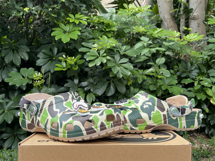 Bape  x C Classic clog Sandals-003