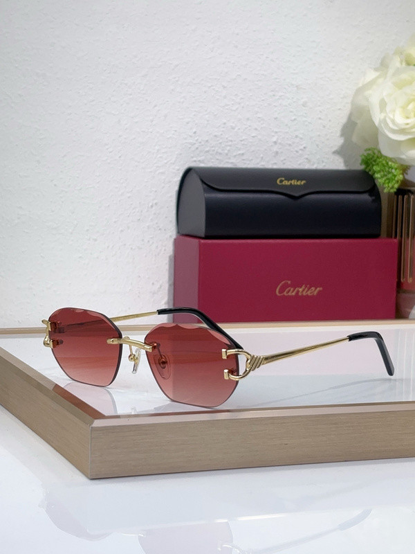 Cartier Sunglasses AAAA-8992