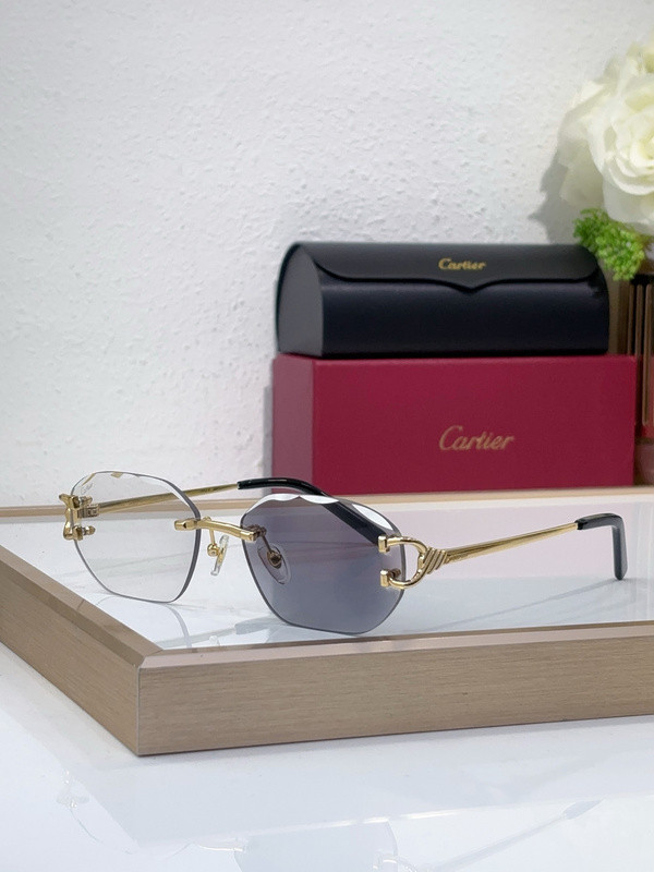 Cartier Sunglasses AAAA-8989