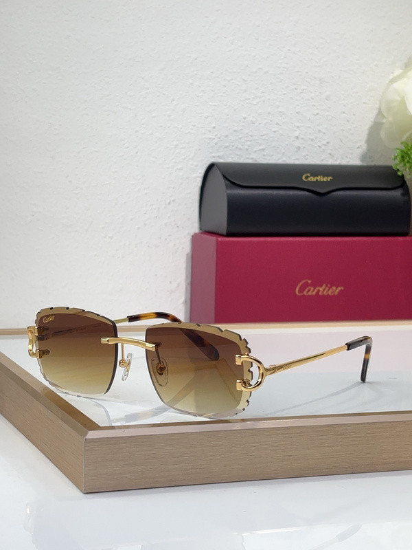 Cartier Sunglasses AAAA-9063
