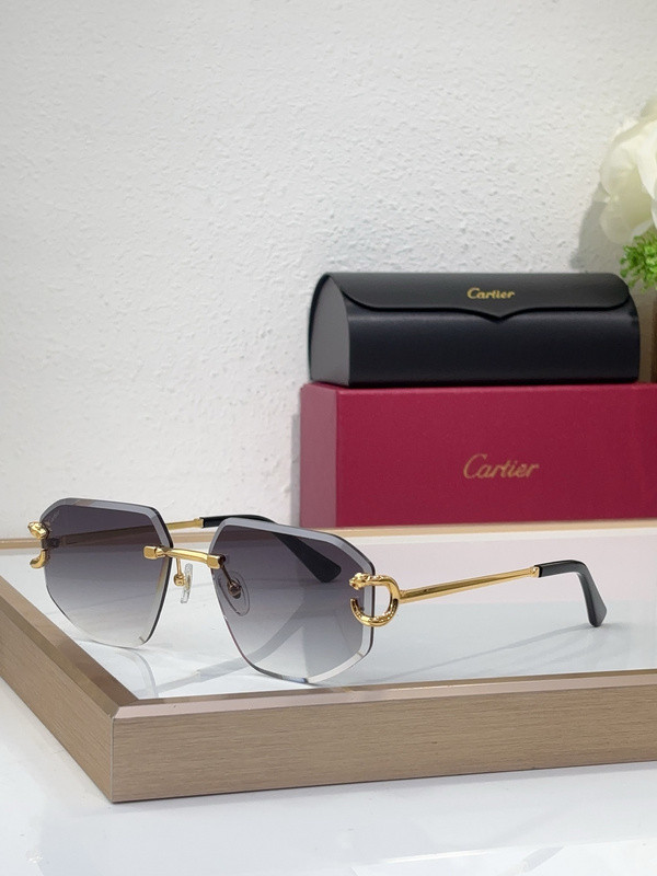 Cartier Sunglasses AAAA-8997