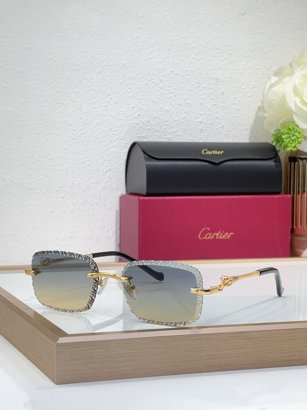 Cartier Sunglasses AAAA-8877