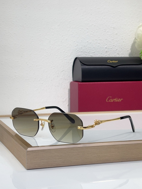 Cartier Sunglasses AAAA-9066
