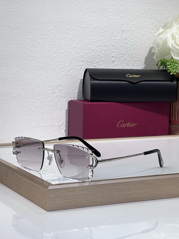Cartier Sunglasses AAAA-9348