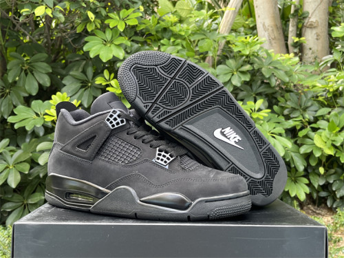 Authentic Air Jordan 4 “Black Cat” 2025  GS