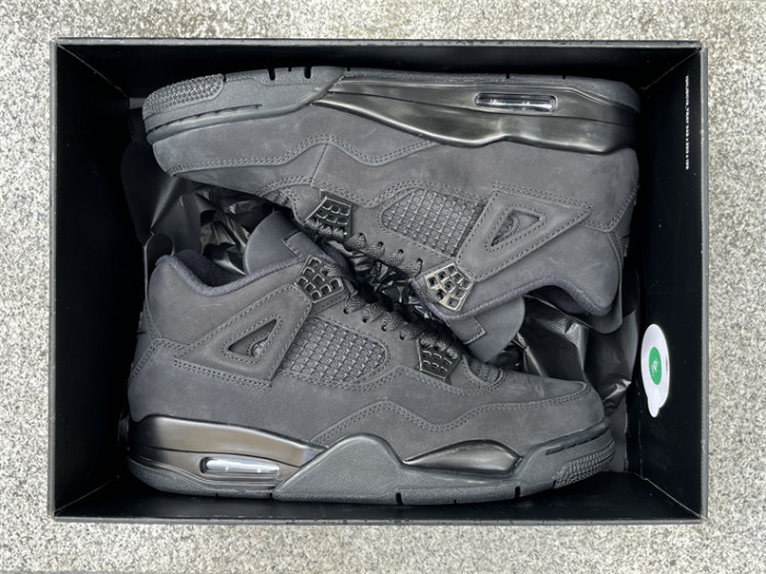 Authentic Air Jordan 4 “Black Cat” 2025