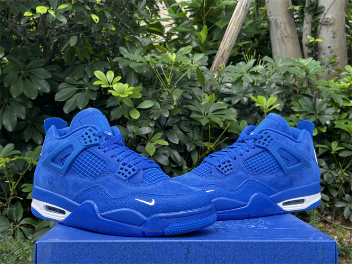 Authentic Air Jordan 4 Nigel Brick by Brick Blue