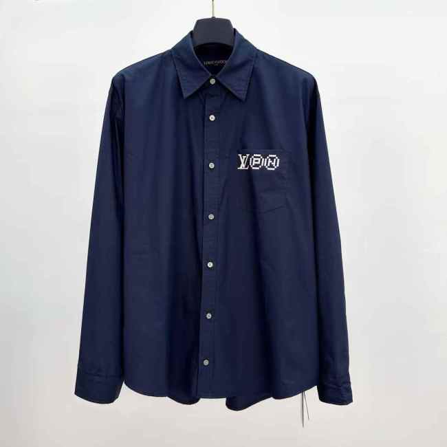 LV Shirt High End Quality-1286