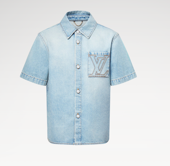 LV Shirt High End Quality-1287