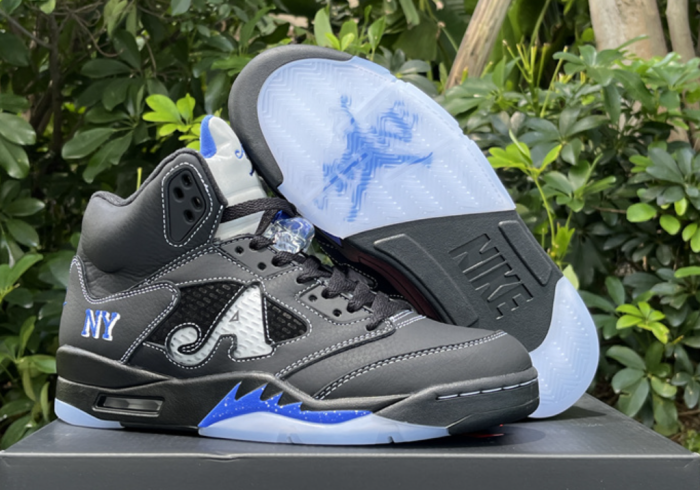 Authentic Awake NY x Air Jordan 5 “Racer Blue”  GS