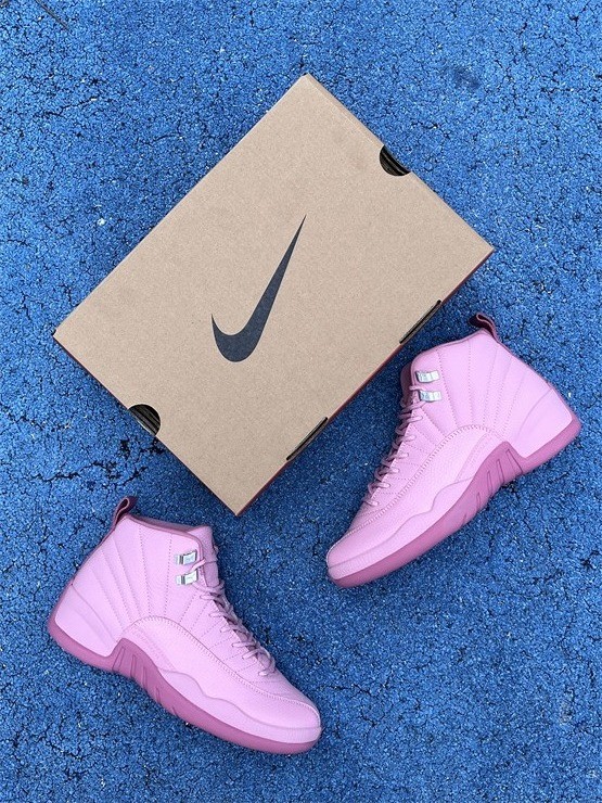 Authentic Air Jordan 12 GS Pearl Pink