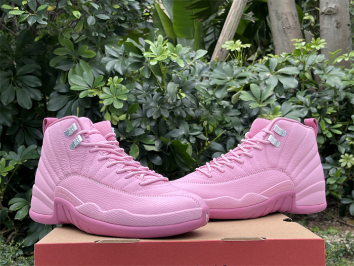 Authentic Air Jordan 12 GS Pearl Pink