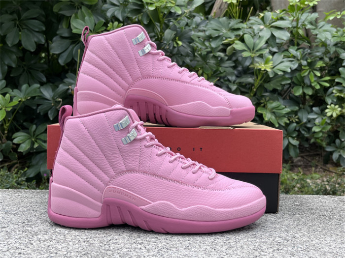 Authentic Air Jordan 12 GS Pearl Pink