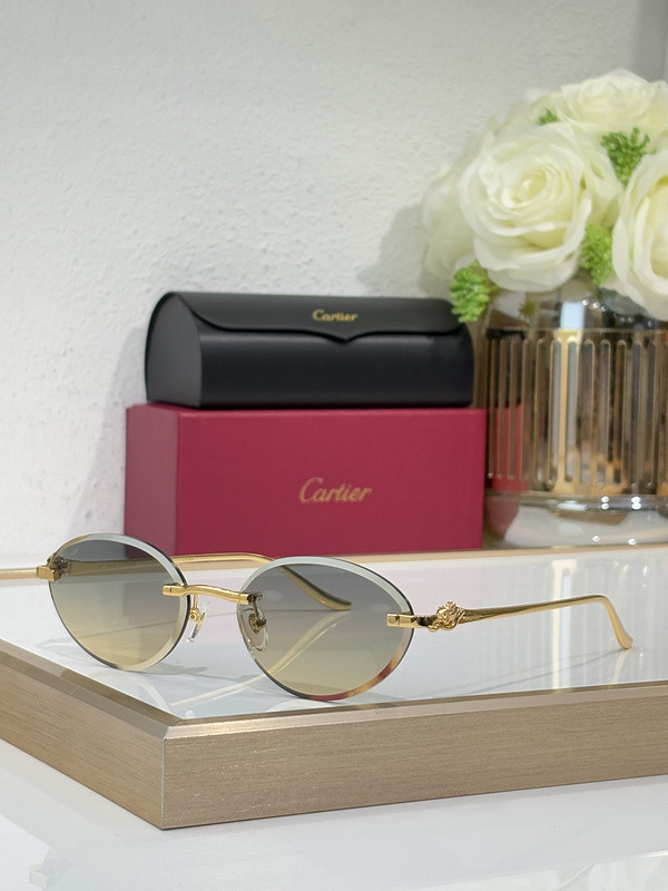 Cartier Sunglasses AAAA-9615