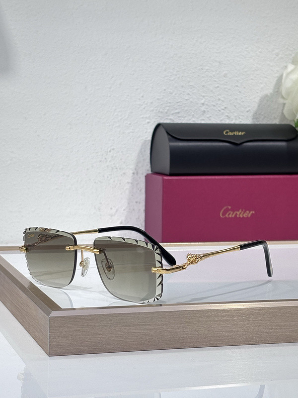 Cartier Sunglasses AAAA-9412