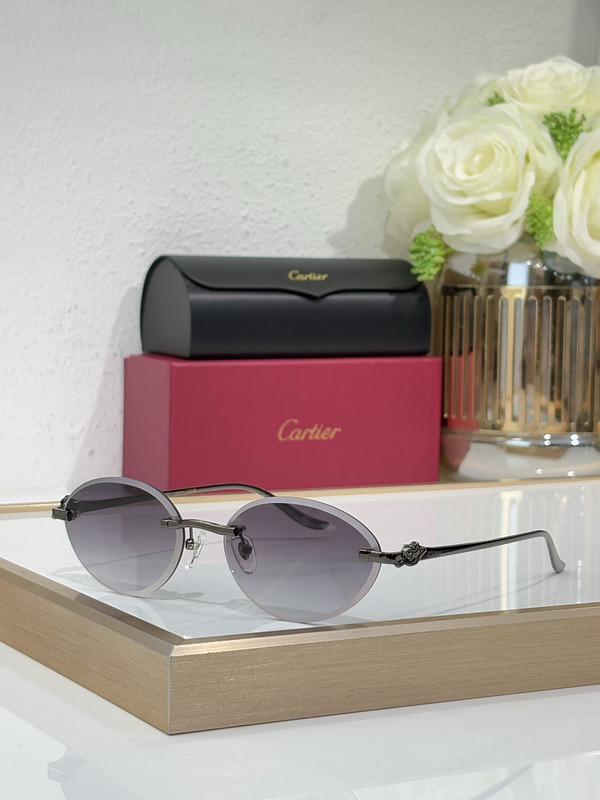 Cartier Sunglasses AAAA-9619