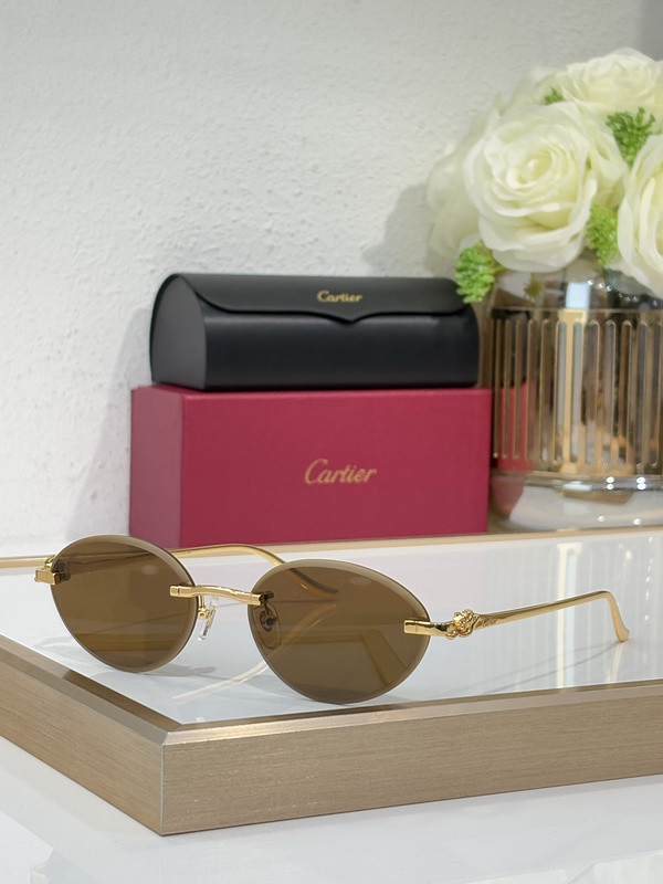 Cartier Sunglasses AAAA-9614