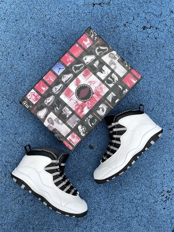 Authentic Air Jordan 10 Retro “Steel” 2025