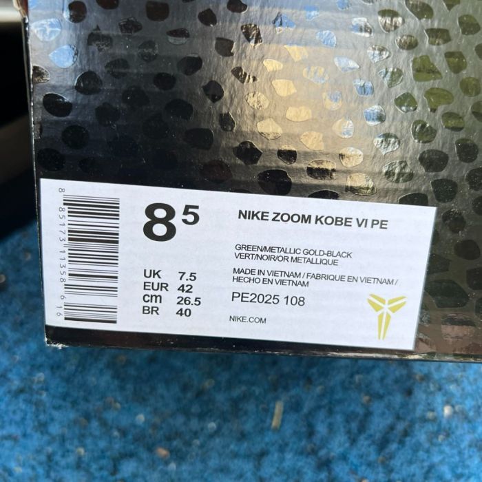 Authentic Kobe 6 Protro PE Pink