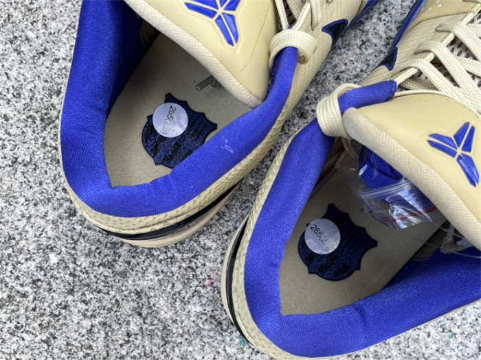 Authentic Nike Kobe 4 Protro  FC Barcelona Team Gold