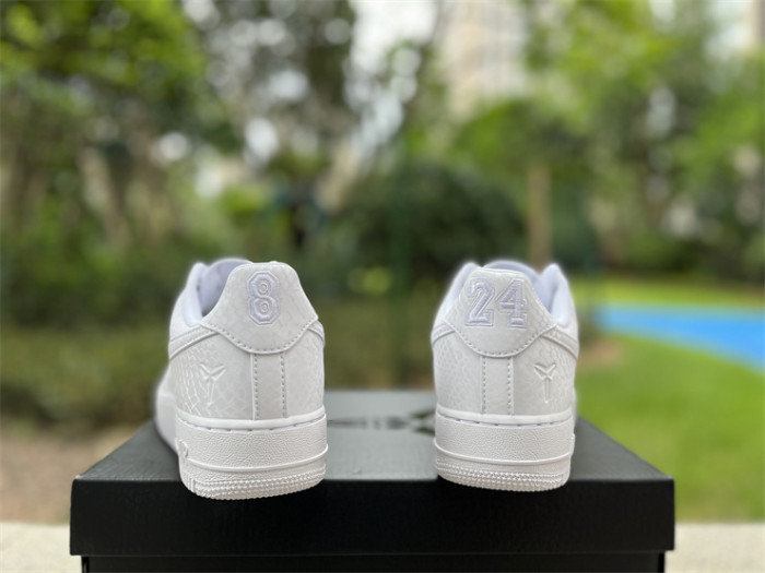 Authentic Nike Air Force 1 Low Kobe Forever White