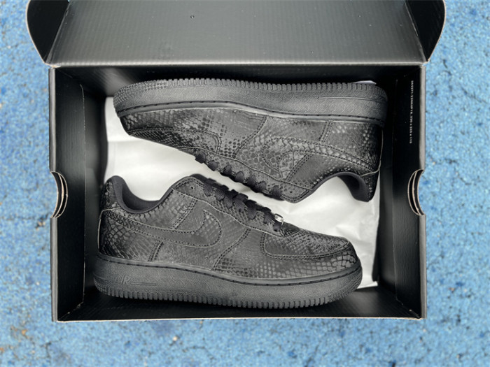 Authentic Nike Air Force 1 Low Kobe Forever Triple Black