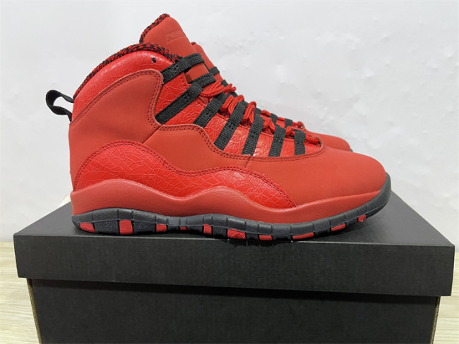Authentic Jordan 10 Retro Fusion Red