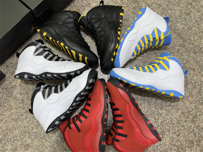 Authentic Jordan 10 Retro Fusion Red