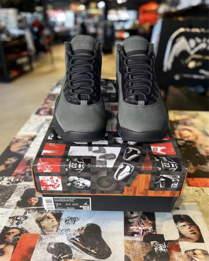 Copy Authentic Air Jordan 10 Black