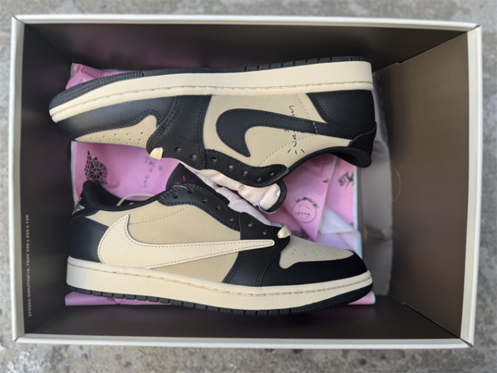 Authentic Travis Scott x Air Jordan 1 Retro Low OG Pale Vanilla
