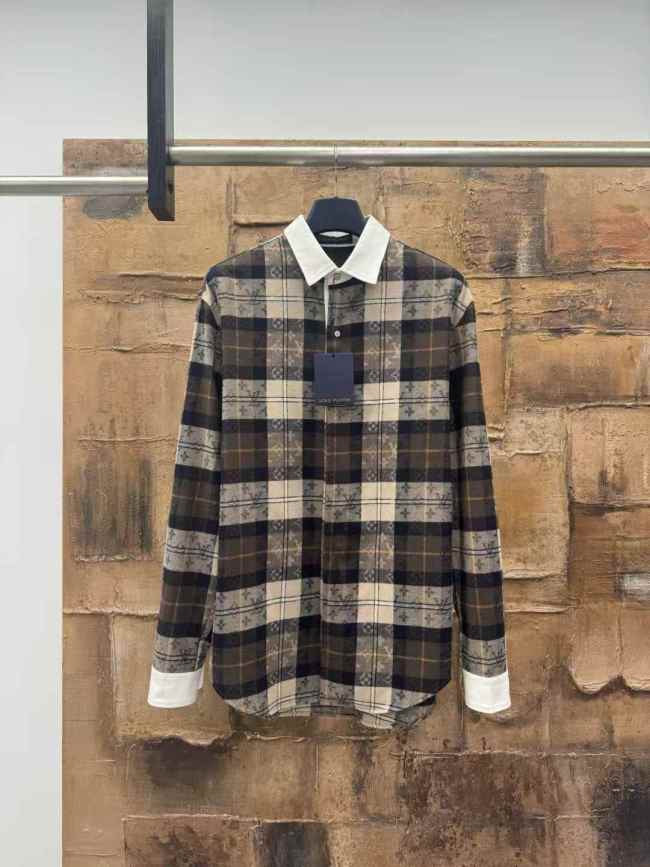 LV Shirt High End Quality-1322