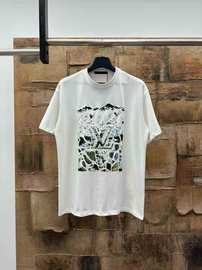 LV Shirt High End Quality-1313