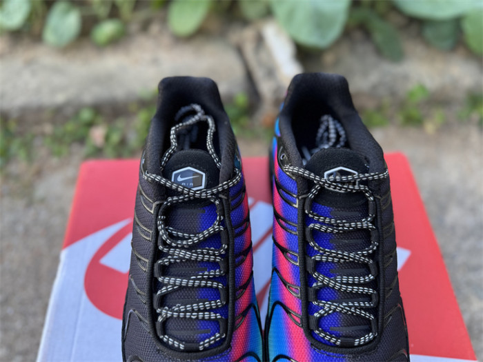 Authentic Nike Air Max Plus Black Blue Red