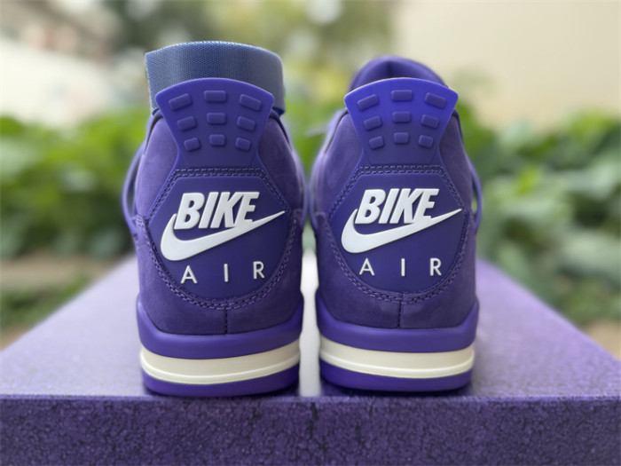 Authentic Air Jordan 4 Nigel Brick by Brick Purple