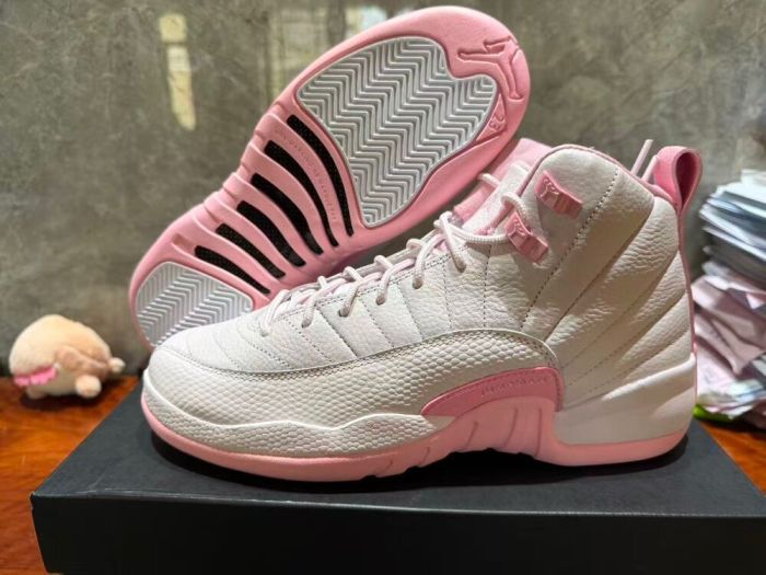 Authentic Jordan 12 Retro Pearl Pink GS