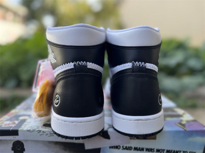 Authentic Union x fragment x Air Jordan 1 High OG  White/Black