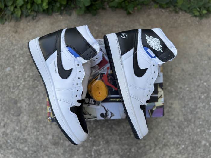 Authentic Union x fragment x Air Jordan 1 High OG  White/Black