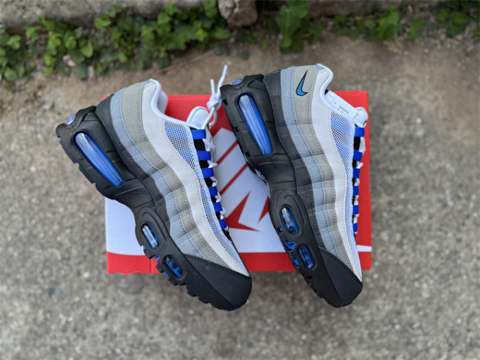 Authentic Nike Air Max 95 OG Big Bubble Blue Spark