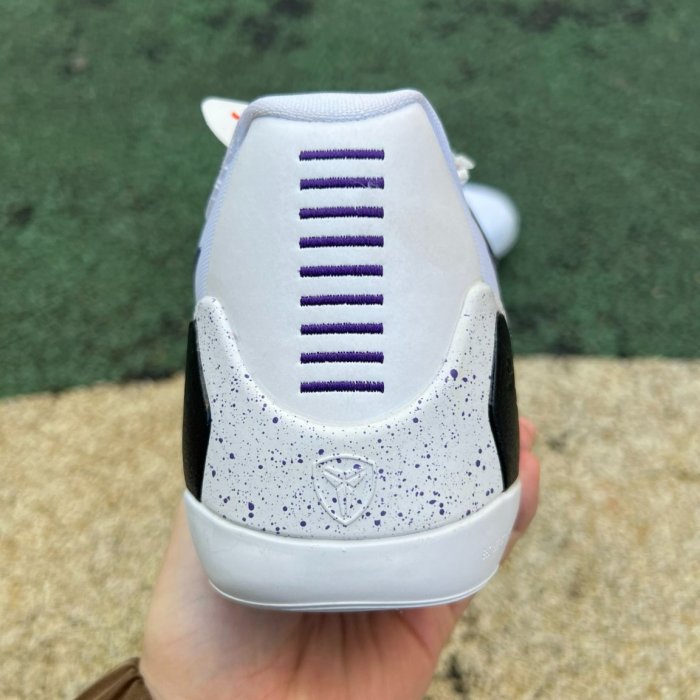 Authentic Nike Kobe 9 Elite Low EM Protro White Court Purple