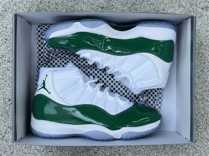 Authentic Air Jordan 11  Michigan State  PE