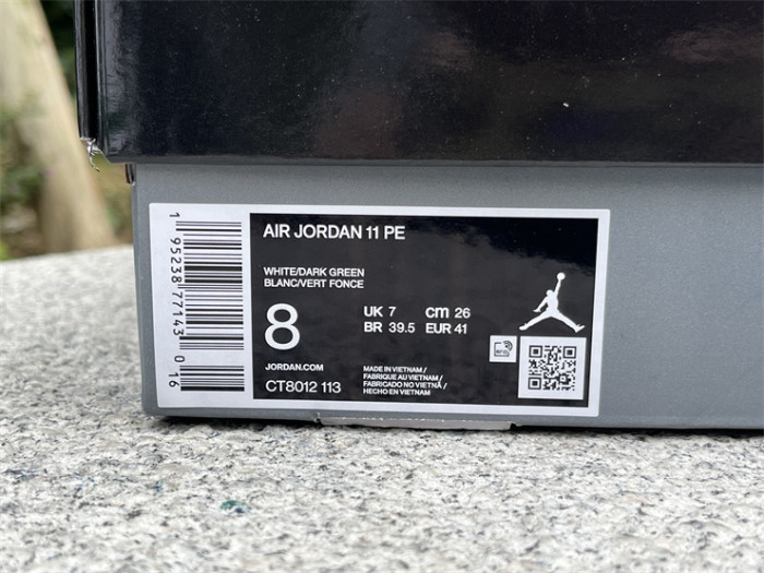 Authentic Air Jordan 11  Michigan State  PE